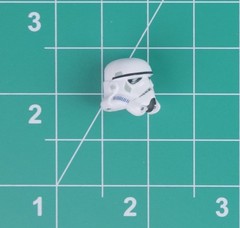 Star Wars TVC Imperial Stormtrooper Nevarro Cantina Helmet 3 3/4″ Fodder