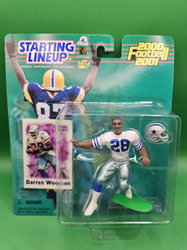 2000-2001 HASBRO STARTING LINEUP – DARREN WOODSON DALLAS COWBOYS – ROOKIE