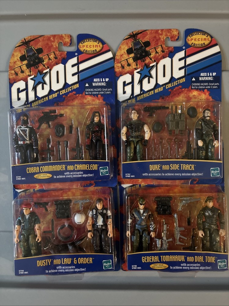 Hasbro GI Joe 2000 Lot Of 4 NIP – COMPLETE SET -57729 57730 57731 57757