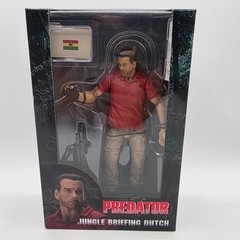 Predator 30th Anniversary SDCC Jungle Briefing Dutch 7″ Action Figure NECA A5