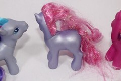 Lot of Four Hasbro Multicolor Miniature My Little Pony G3 Petal Blossom