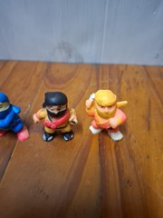 Vintage 1986 Soma Ninja Mini PVC Figures Lot of 4 Clean 3cm Tall