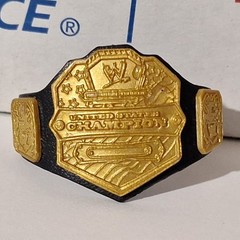 WWE WWF US United States Heavyweight Championship Title Belt Mattel WCW NWA