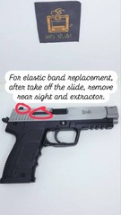 Resident Evil 4 Gun Pistol SG-09 R – Hand Gun – Moving Slide 1:1 Prop Cosplay