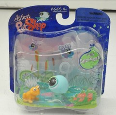 Littlest Pet Shop LPS Sportiest Dragonfly #715 Single Pack with Frog 2008 New