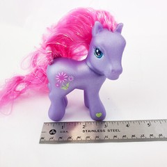 My Little Pony Petal Blossom G3 Purple Pony Super Long Glitter Mane Hair Hasbro