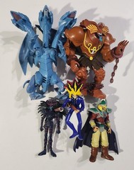 Vintage Yu-Gi-Oh! Blue Eyes Ultimate Dragon Exodia Magician Celtic Figure Lot