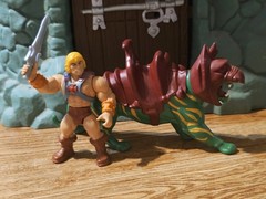 Customs For Masters Of The Universe Mighty Masters He-man Battlecat
