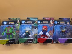 Jakks Pacific Sonic the Hedgehog x DC Crossover 2.5″ Figures Set Of 4 Knuckles..