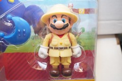 Super Mario Odyssey Explorer Mario w Blue Power Moon World of Nintendo Jakks NIB