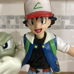 2001 Hasbro Pokemon 11 1/2 In Talking Ash Ketchum Think Chip, Tested, Set-5