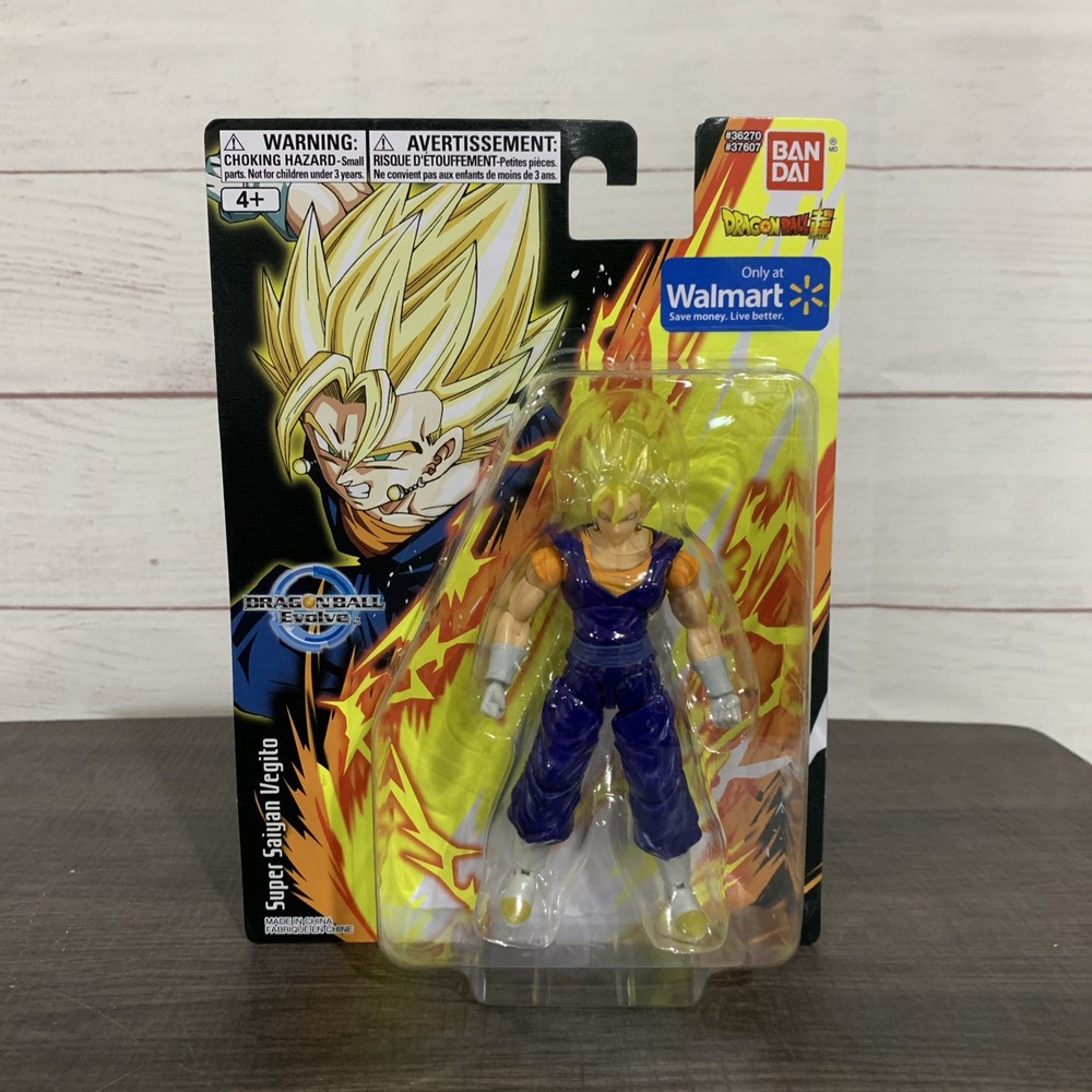 Dragon Ball Z SUPER SAIYAN VEGITO Figure Bandai Evolve 5” NEW Walmart Exclusive!