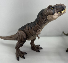 Jurassic World Mattel Dinosaur Figure Lot of 7 T-Rex Jurassic Park Toy Bundle