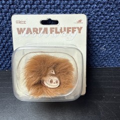 PopMart/ PopLand- Warm Fluffy Holiday-Brown Fur Labubu Adjustable Ring-unopened