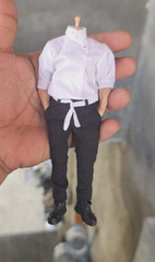 PB-YUTA-SET: Jujutsu Kaisen Yuta Okkotsu fabric outfit for Romankey 1/12 body