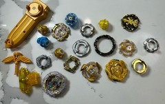 Beyblade Burst Turbo Lot Gold Takara Tomy And accessories