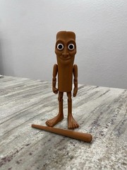 Articulated Tung Tung Tung Sahur toy 3D Printed brainrot