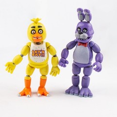 Spring Trap Five Nights At Freddy Bonnie Chica Golden Foxy 5″Action Figure GN