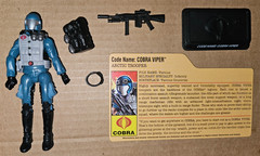 GI Joe 25th Cobra Viper Complete 2008 Figure From Arctic Assault 7 Pack Extreme