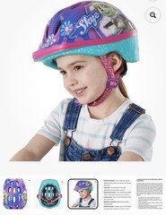 Schwinn Paw Patrol Skye Kids Bike Helmet Adjustable Girls 3-5 Years Purple Pink