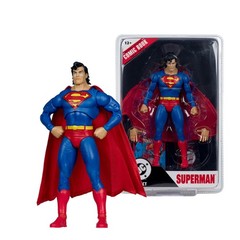 McFarlane DC Direct Page Punchers Superman (Zero Hour) 7in Figure with Comic