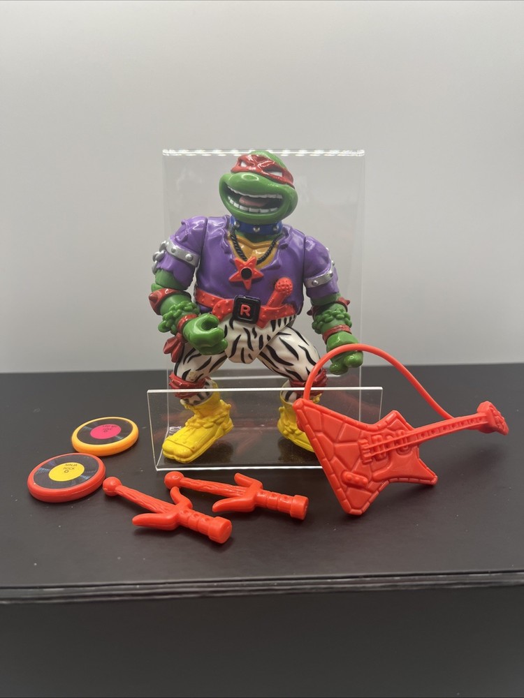 Heavy Metal Raph 100% Complete Teenage Mutant Ninja Turtle TMNT 1991 Playmates