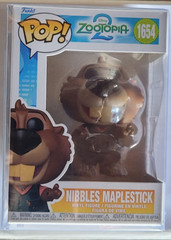Funko Pop Disney Zootopia 2 Nibbles Maplestick Figure w/ Protector IN STOCK