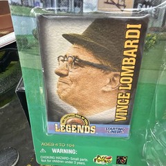 Starting Lineup Vince Lombardi 1998 Pro Football Hall of Fame Legends