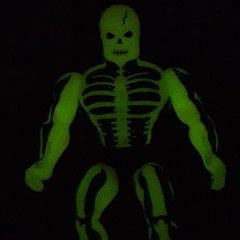 Vtg Rare SCARE-GLOW Motu Masters Of The Universe He-Man Figure Complete F-5