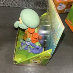 New Vintage 2000 MATTEL Nickelodeon Spongebob and Squidward Lot of 2