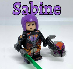 Rebels x6 custom figures – Ezra Hera Zeb Kanan Chopper Sabine – star wars lego
