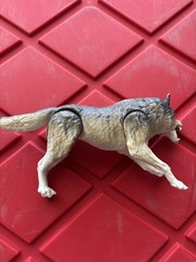 Jamanji Wolf Action Figure Realistic Articulated Jaw Lanard Collectable