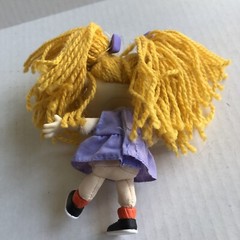 Vintage 1997 Viacom Rugrats Angelica Small Doll Toy 5 Inches