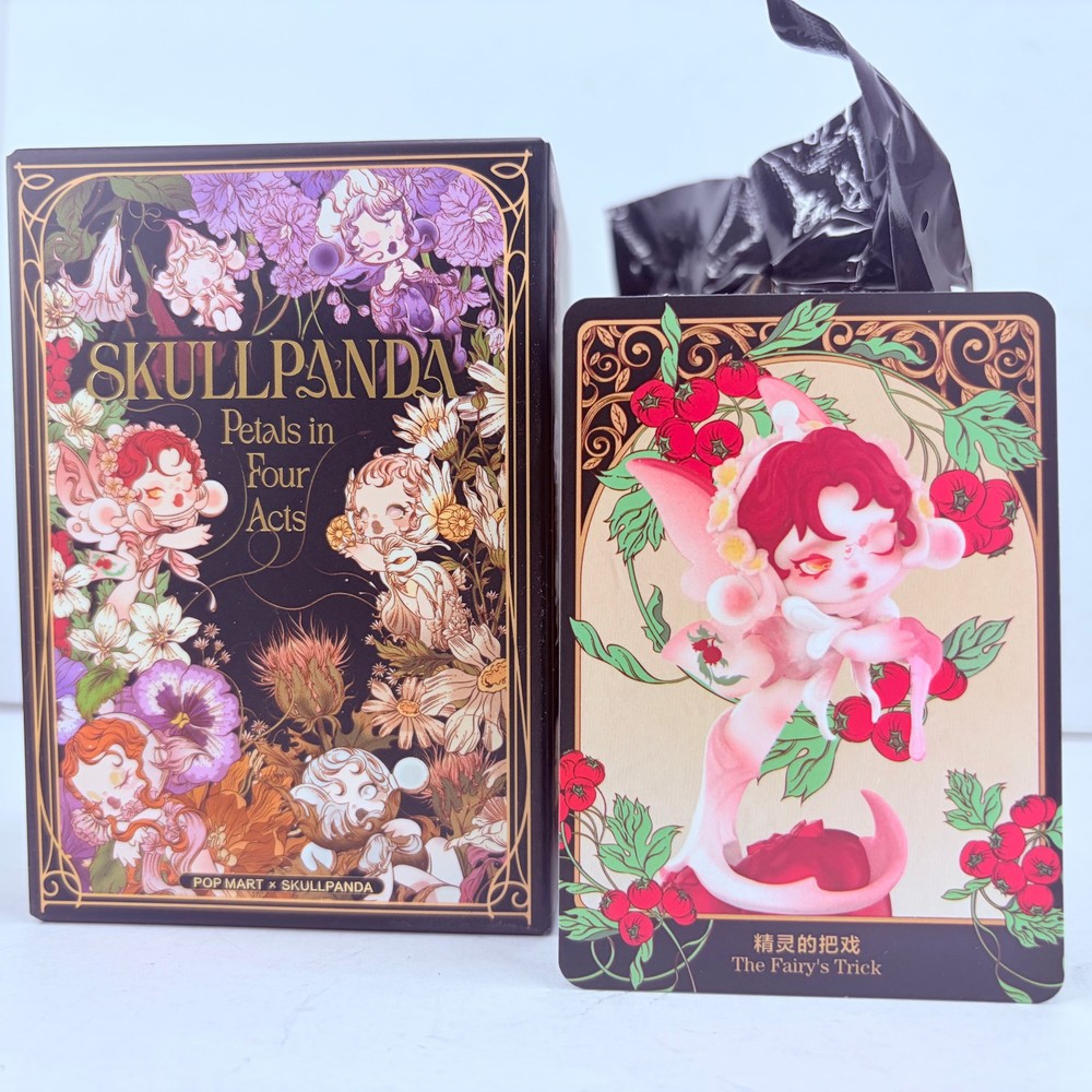 POP MART x Skullpanda Petals In Four Acts Series Figure Doll – The Fairy’s Trick