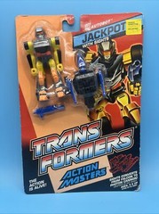Transformers Action Masters Jackpot w/ Sights Figure Hasbro Autobot 1989