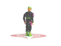 MPACT AMERICAN Skyforce Action Figure KEN NIGHT SNIPE Toymax 1992