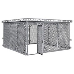 Steel Cage Playset for Figures Toy Company Wrestling Ring