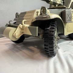 GI Joe Hasbro M3 Tank Destroyer, WWII Half-Track Vehicle 1:6 Scale, 12” 2001 BBI
