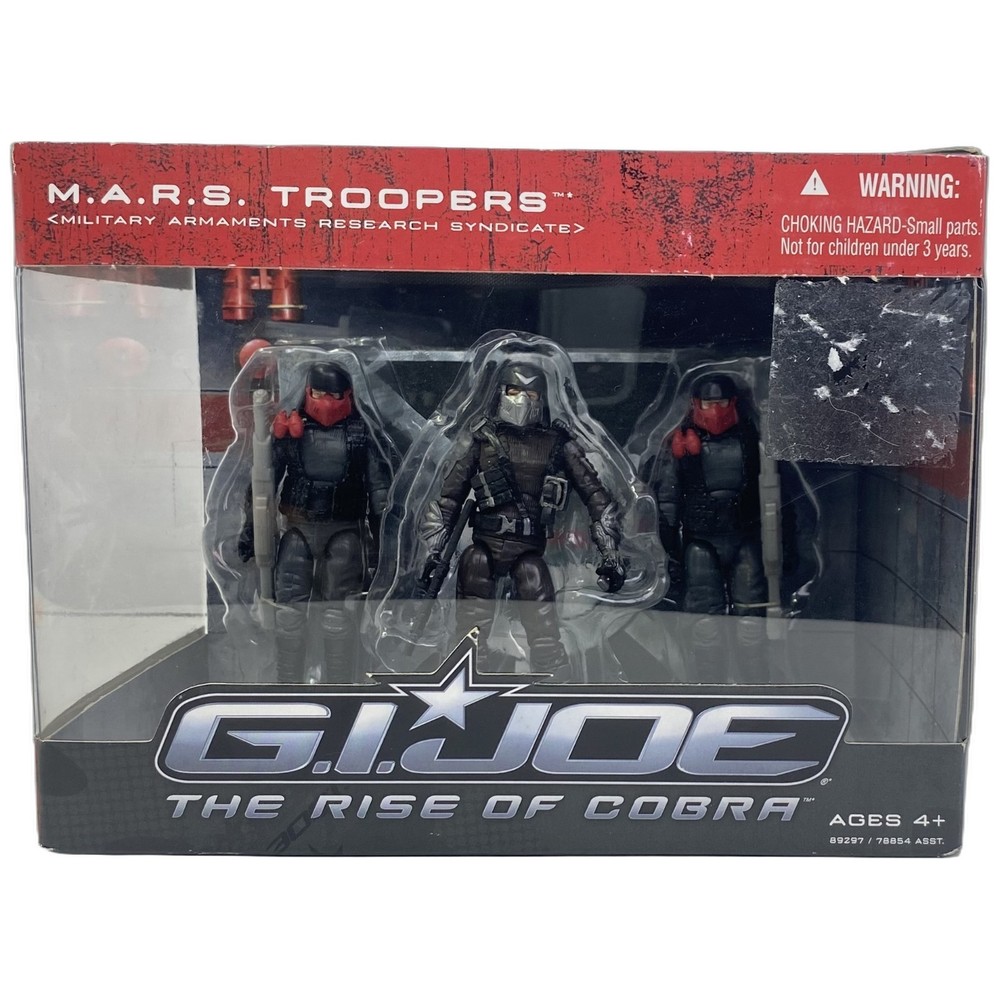 GI Joe Rise of Cobra MARS Troopers Action Figure 3-Pack 2009 Hasbro New Sealed