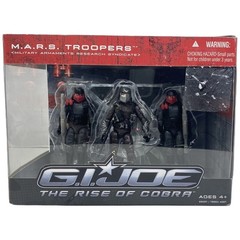 GI Joe Rise of Cobra MARS Troopers Action Figure 3-Pack 2009 Hasbro New Sealed