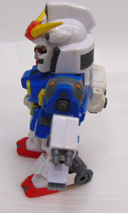 Gundam Force SD Captain Chibi Action Figure Toy 2003 Bandai Musha Vintage NICE