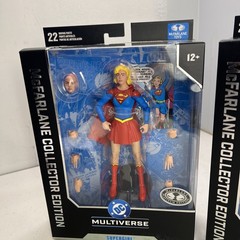 McFarlane DC Multiverse Collectors SUPERGIRL PLATINUM CHASE + Regular New !!