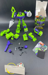 Blokees Defender Version Devastator 6in1 Combine with 3D DIY Drill Kits USAship