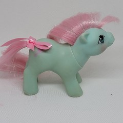 VINTAGE 1985 G1 My Little Pony – BABY CUDDLES from Baby Buggy Playset *READ*