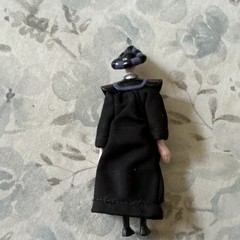 Disney Judge Action Figure Plastic Fabric Black Purple Clothes Toy