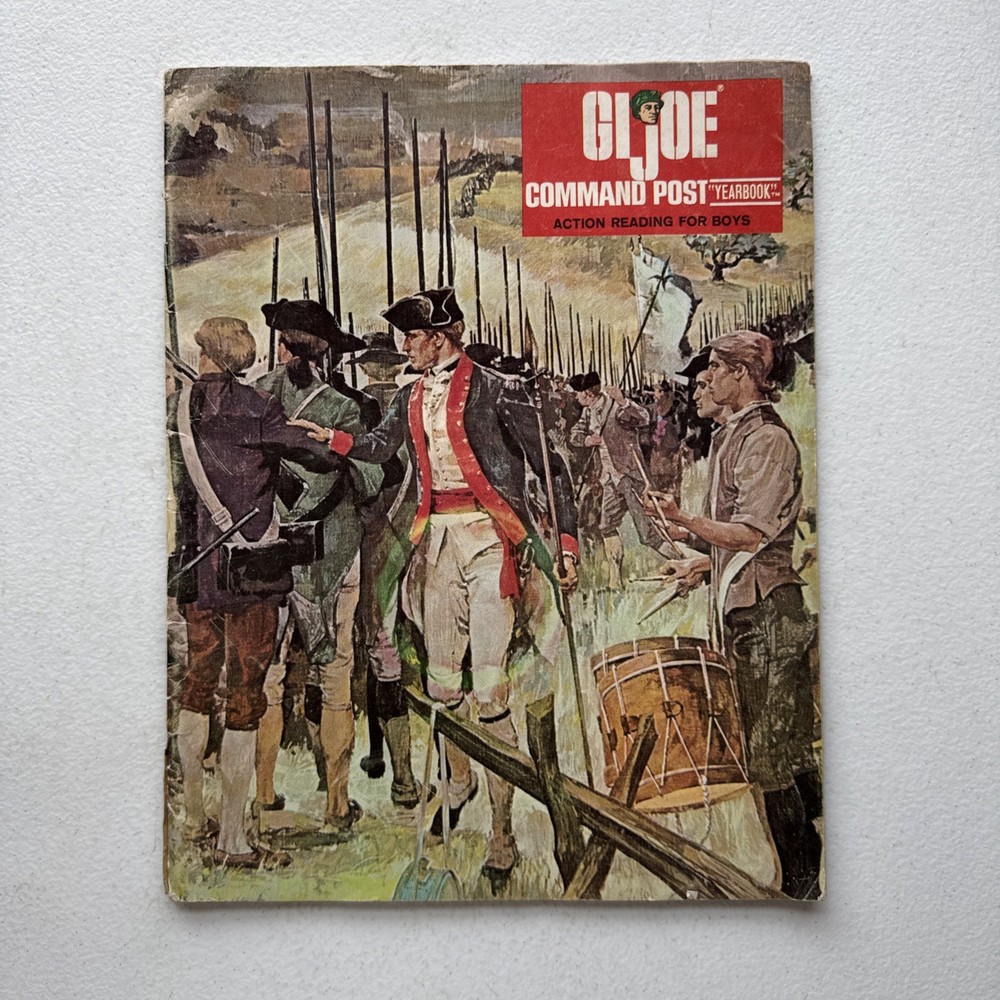 Vintage GI Joe Command Post Yearbook Magazine 1967 Action Reading For Boys