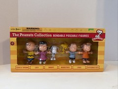 “THE PEANUTS COLLECTION”-BOXED SET OF (6) FIGURE BENDPOSE-NJ Croce NEW UNOPENED