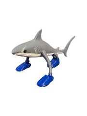 Tralalero Tralala Desk Decor, Italian Brainrot Shark Meme Figure, Shark in Sneak
