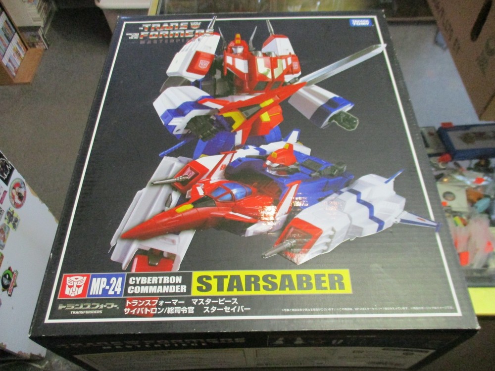TRANSFORMERS MASTERPIECE MP-24 STAR SABER TAKARA TOMY COMPLETE IN OPEN BOX