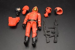 GI Joe Black Major Cobra Crimson Guard RED and GOLD Army Builder